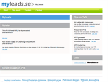 Tablet Screenshot of myleads.se